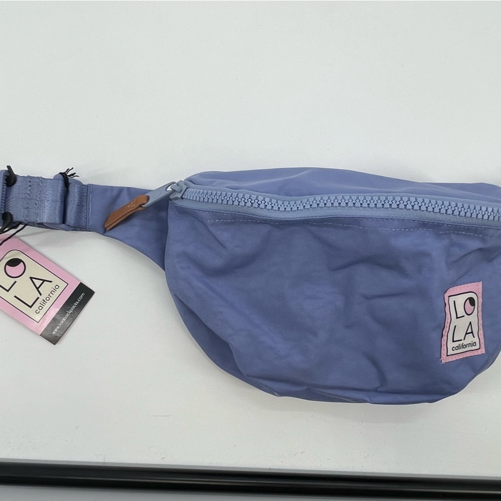 Nylon blue womens fannypack